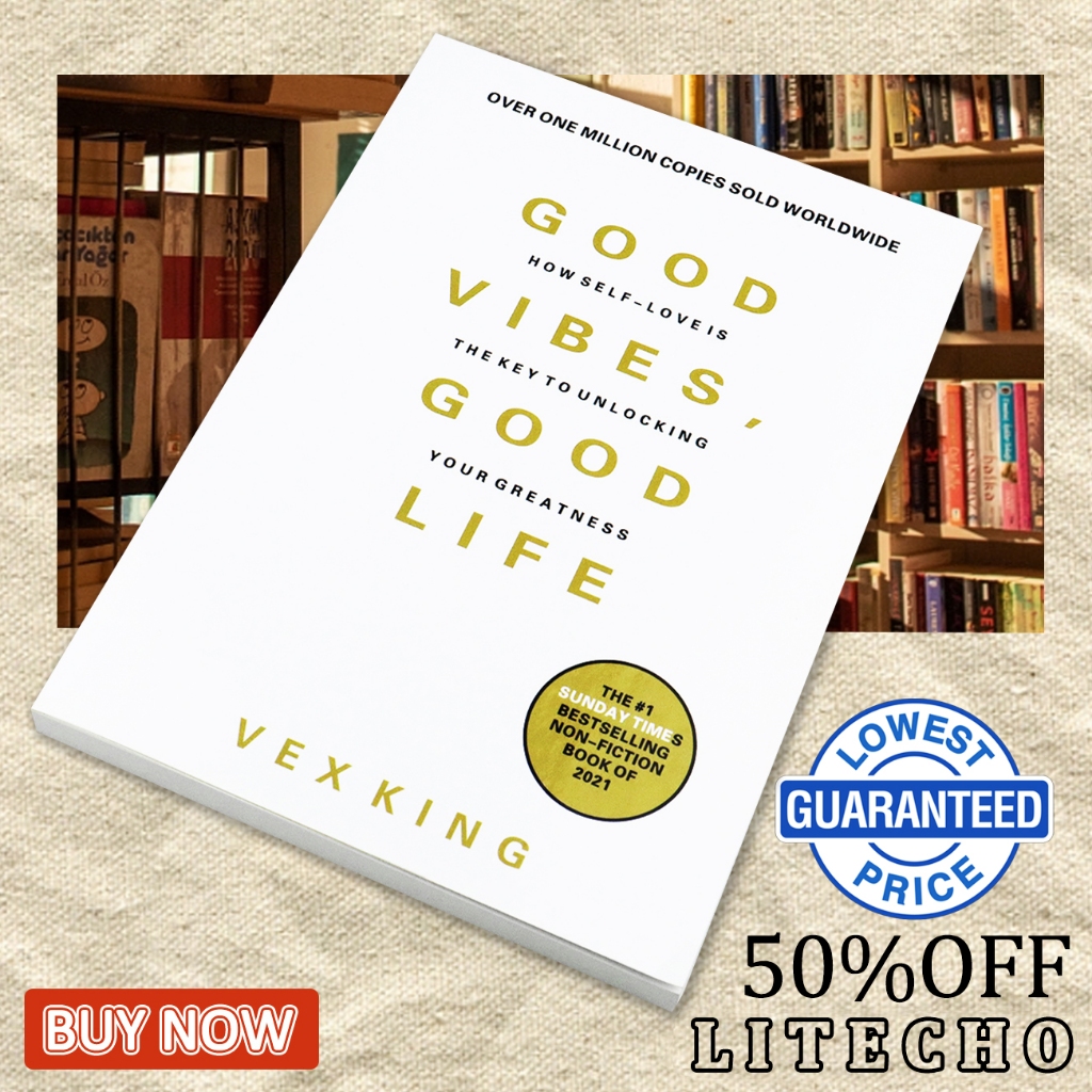 【English Book】Good Vibes, Good Life by Vex King Motivational self-help books