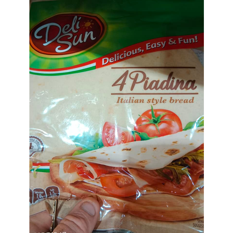 DELI SUN Piadina Italian Style Bread * 4 PACK * 320g