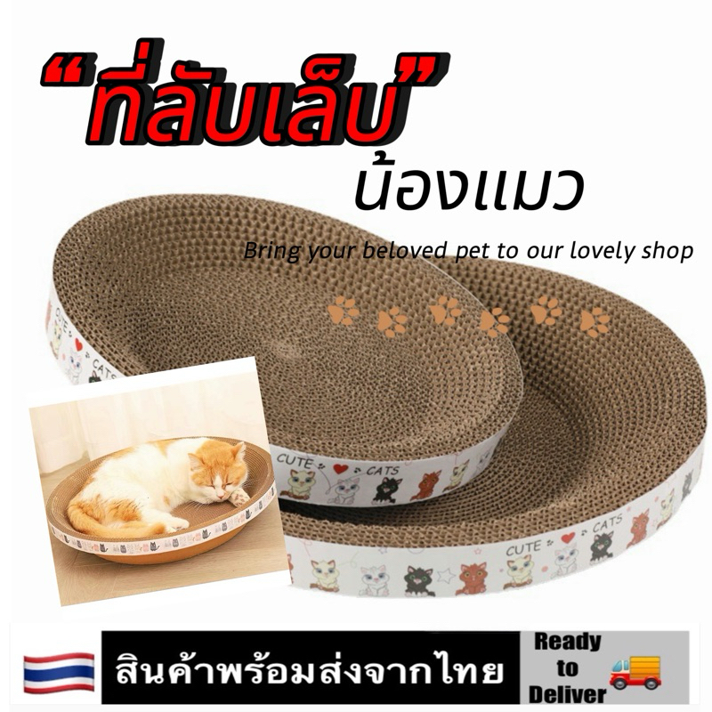 ถูกที่สุด ที่ลับเล็บแมว ที่ฝนเล็บแมว CHEAPEST!!! CAT SCRATCH BED with CATNIP Cat scratch board Scratching Bowl