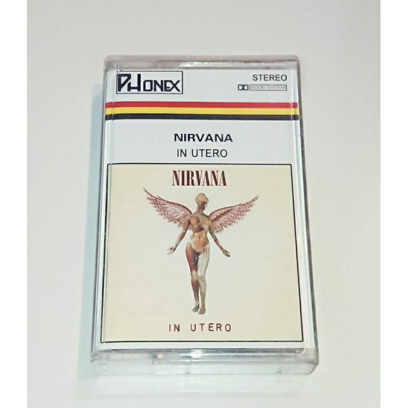 เทป​เพลง​ Cassette​ Tape​ เทป​คา​สเซ็ท​ Nirvana​ : In Utero