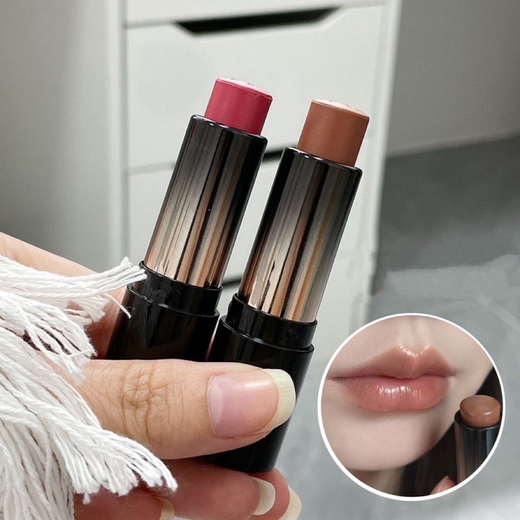 HERORANGE ลิปสติกเนื้อบาล์ม สีสวย ให้ความฉ่ำวาว บำรุงริมฝีปาก เนื้อเนียนนุ่มเบาสบาย ไม่เหนียว ใช้ทาได้ทั้งแก้ม ตา ปาก