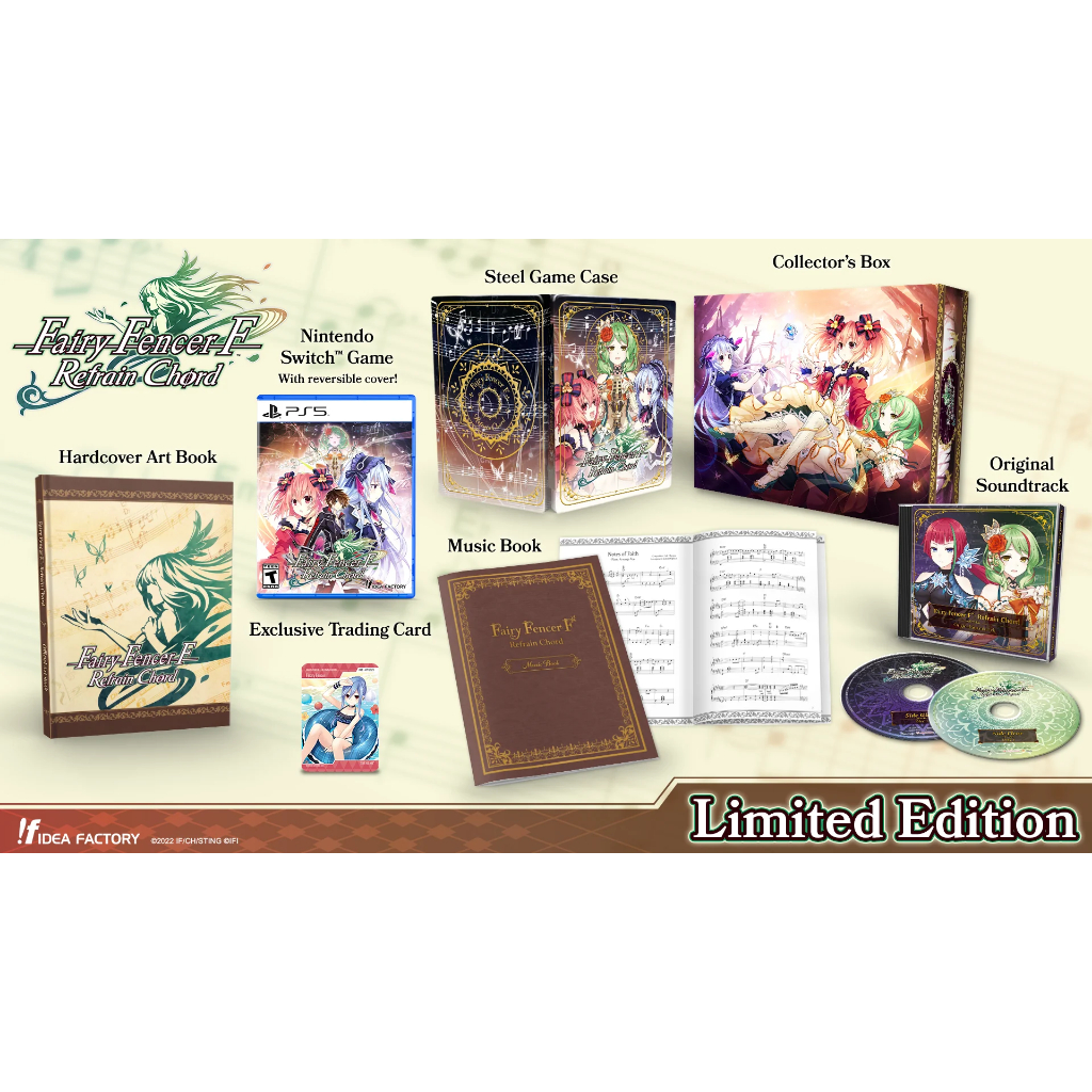 🎮 [PS5][IFI] : FAIRY FENCER F: REFRAIN CHORD LIMITED EDITION (R1) (US)