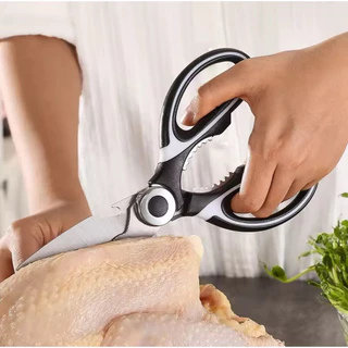 กรรไกร สแตนเลสอย่างดี กรรไกรตัดอาหาร อุปกรณ์ทำอาหาร Kitchen กรรไกรตัด กรรไกรอเนกประสงค์ กรรไกรสแตนเลส