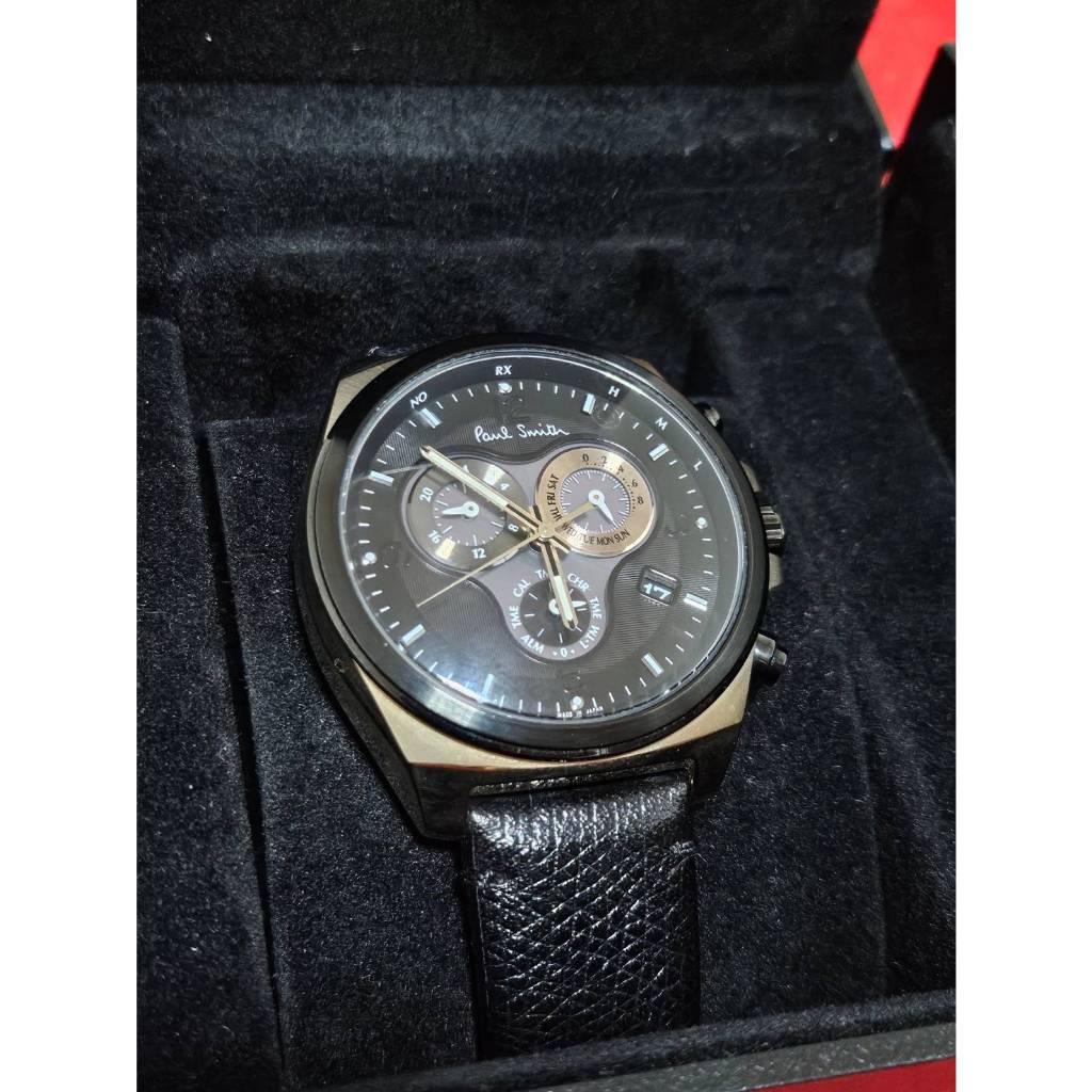 นาฬิกา Paul smith ของแท้หายาก Limited Edition FINAL EYES CHRONOGRAPH TT Solar Date สภาพใหม่มาก