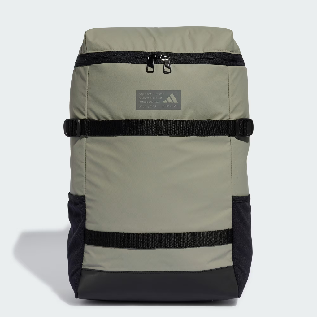 Adidas กระเป๋าเป้ Hybrid Backpack | Silver Pebble/Black/Grey Three ( IQ0903 )
