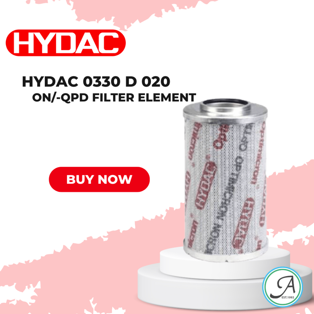HYDAC 0330 D 020 ON/-QPD FILTER ELEMENT ไส้กรองน้ำมันไฮดรอลิค
