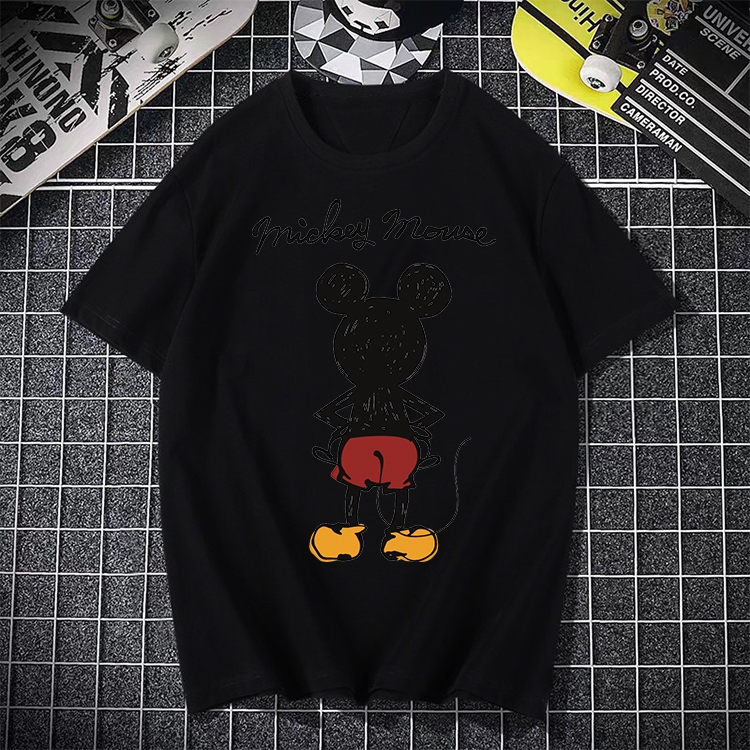 เสื้อยืดแขนสั้ง ผ้านุ่มยืดได้ใส่สบายฯ ลายแฟชั่งสวยน่ารักใส่ได้ทั้งชายและหญิงD30