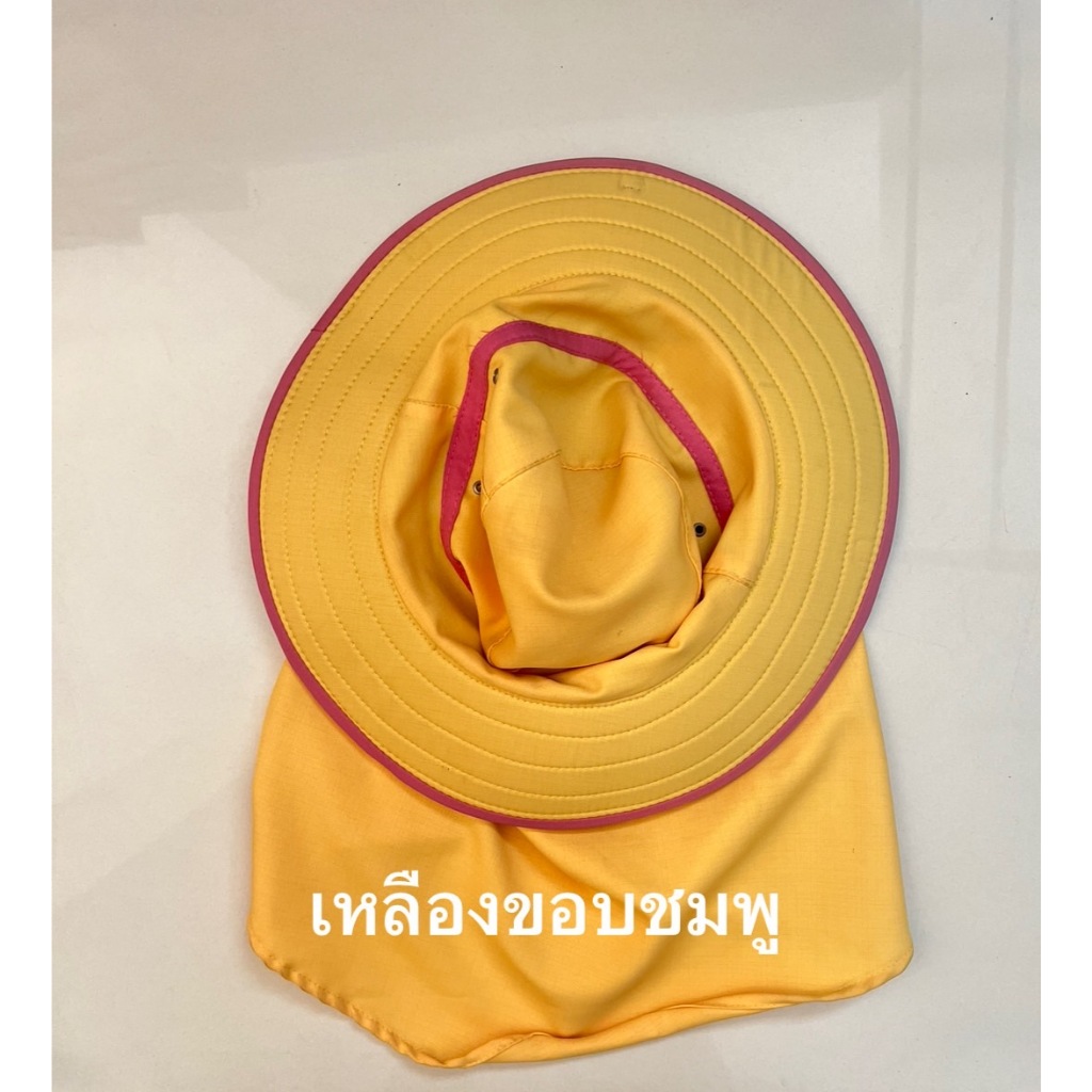 หมวกปีกรอบคลุมหน้ากันฝุ่นกันแดด รูปที่ 6