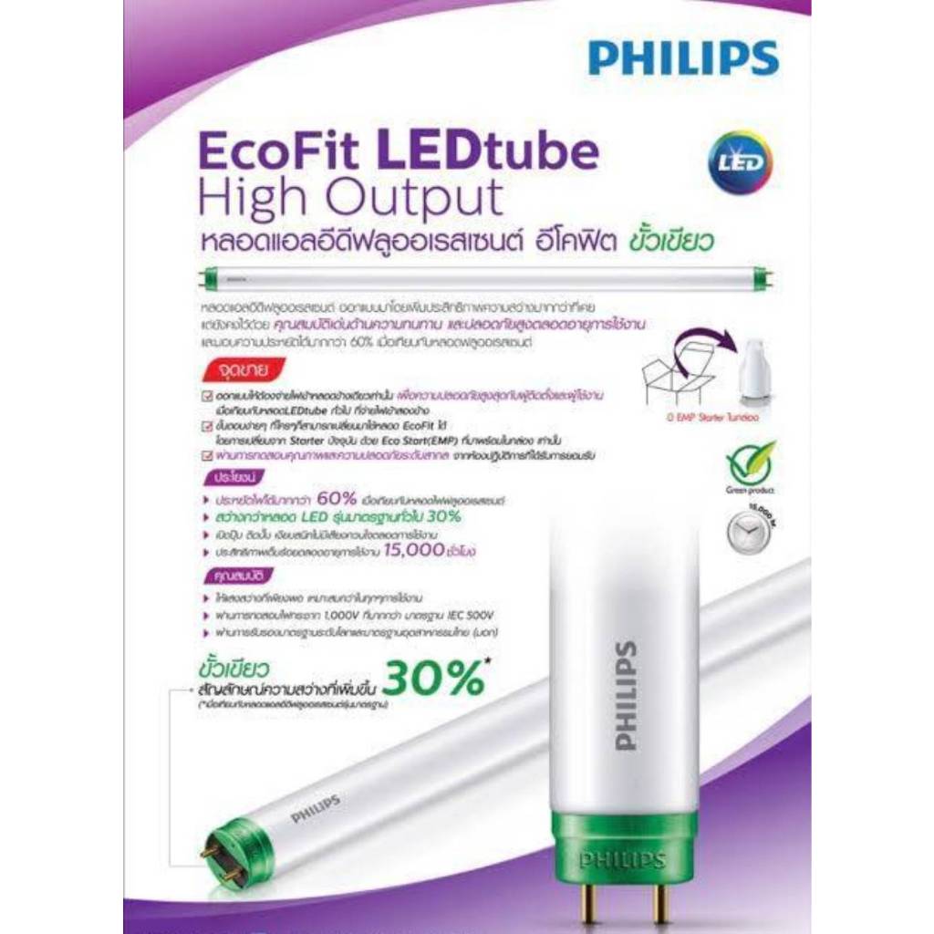 หลอด LED T8 ECOFIT 20W PHILIPS