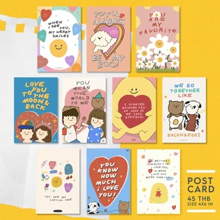 STUDIO.OWY : Love Postcard  โปสการ์ดบอกรัก | ขนาด4x6นิ้ว