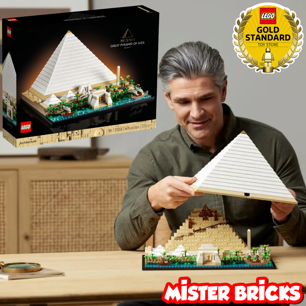 LEGO® Architecture Great Pyramid of Giza - Ancient Wonders Reimagined Set