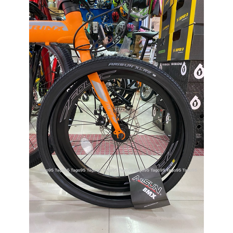 ยางนอกจักรยาน Arisun 20x1 3/8 (451) เนื้อยางนุ่ม นำ้หนักเบา เกาะถนนเป็นอย่างยิ่ง