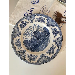 พร้อมส่ง!! จานเซรามิค Johnson Brothers The Old Britain Castles Blue 💫 สวยเลอค่าในราคาที่จับต้องได้