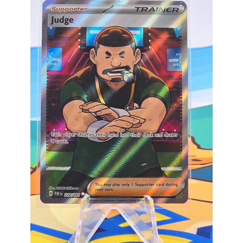 Pokemon Card "Judge Trainer 228/091" ENG Paldean Fates
