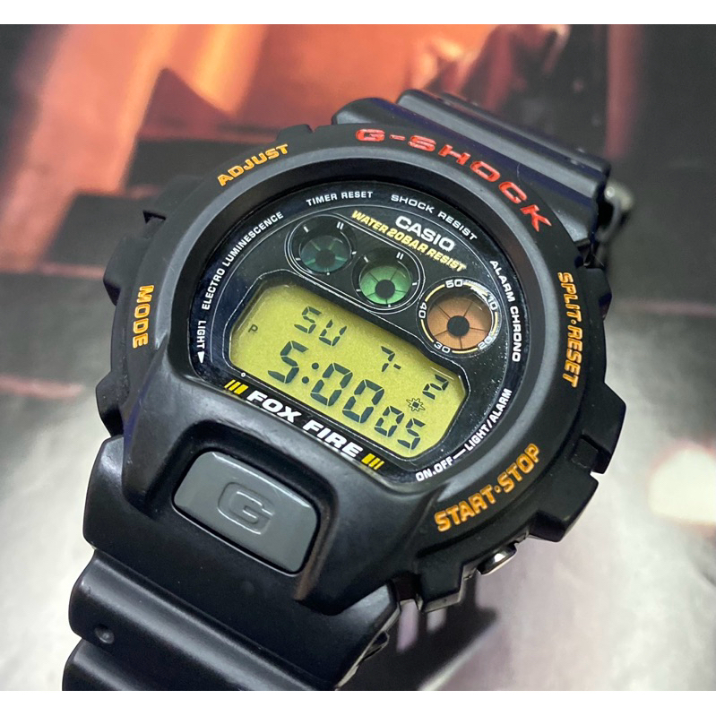 CASIO JAPAN EDITION G SHOCK JAPAN FOXFIRE MADE IN JAPAN DW-6900 LIMITED EDITION