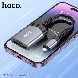 HOCO UA25 การ์ดรีดเดอร์ สำหรับ iOS & Type-C to SD / TF card ความเร็วสูง 480Mbps รับไฟล์สูงสุด 2TB รองรับ OTG Reader hc5