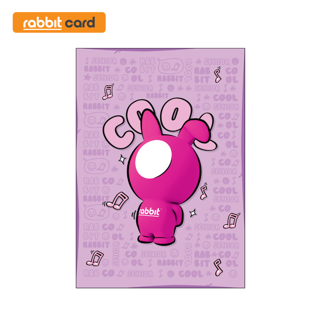[Physical Card] Rabbit Card บัตรแรบบิทพิเศษสำหรับผู้สูงอายุ 2024 (OL24-003)