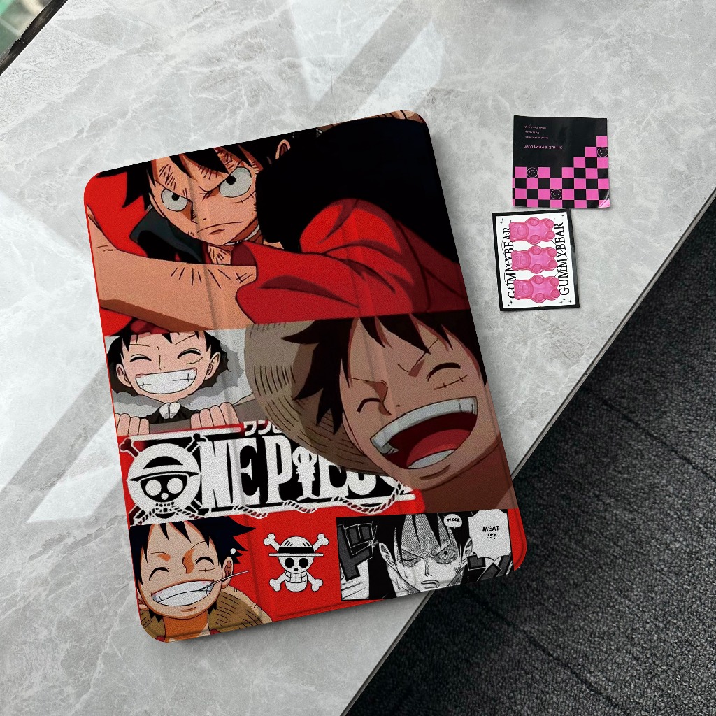 พร้อมส่ง One Piece เคสไอแพด Pro11 2024 Air7/6 Gen12 Air5/4 Pro11เคสiPad Luffy Gen8 mini7ใส่ปากกาได