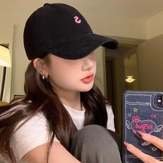 (พร้อมส่ง) หมวกแก็ปปัก อักษร S มินิมอลสุดๆ ทรงสวยมาก ผ้า cotton ใส่สบาย หมวกสไตล์เกาหลี หมวกมินิมอล