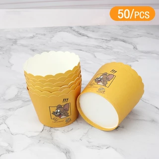 คัพเค้ก 50 ชิ้น ห่อขนมปัง