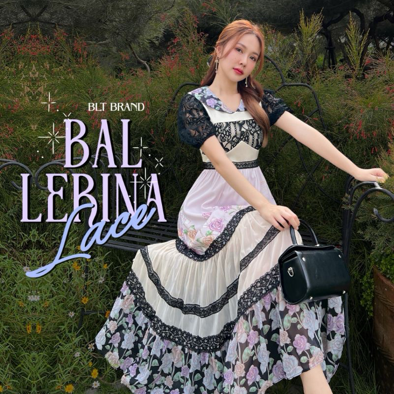 BLT Brand : Ballerina Lace🪻มือ2เทียบ1 Sz.M-L
