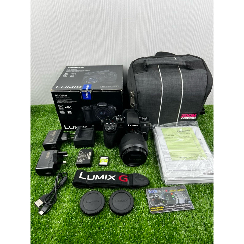 กล้อง Panasonic LUMIX G95 พร้อมเลนส์ 12-60 หมดประกันศูนย์ ชัตเตอร์ 6xx สภาพสวยมาก