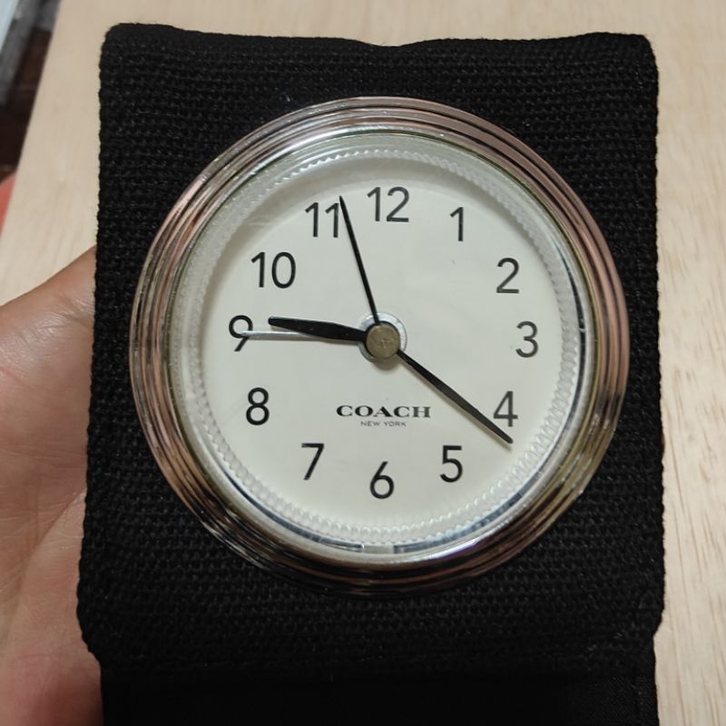 นาฬิกาพก Pocket Watch นาฬิกาปลุก Coach ระบบถ่าน มือสอง สภาพสวย ถ่านใหม่ ปลุกเสียงดัง