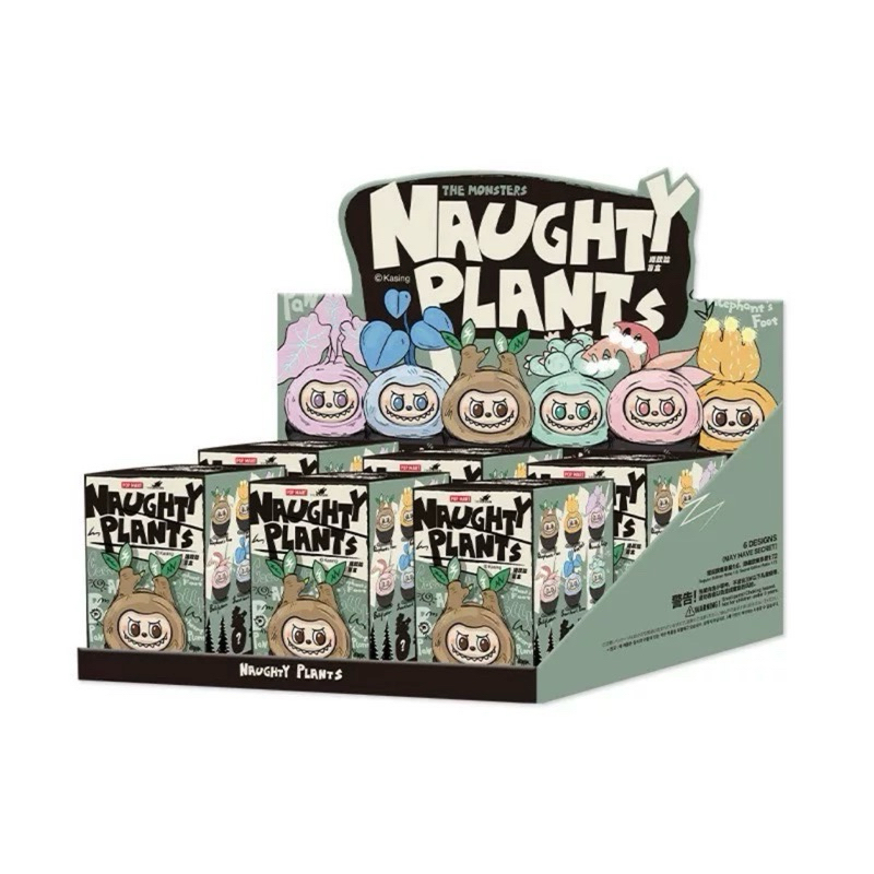 (Set) แท้💯 POP MART Labubu The Monster Naughty Plants 6 กล่องสุ่ม ลุ้น SECRET