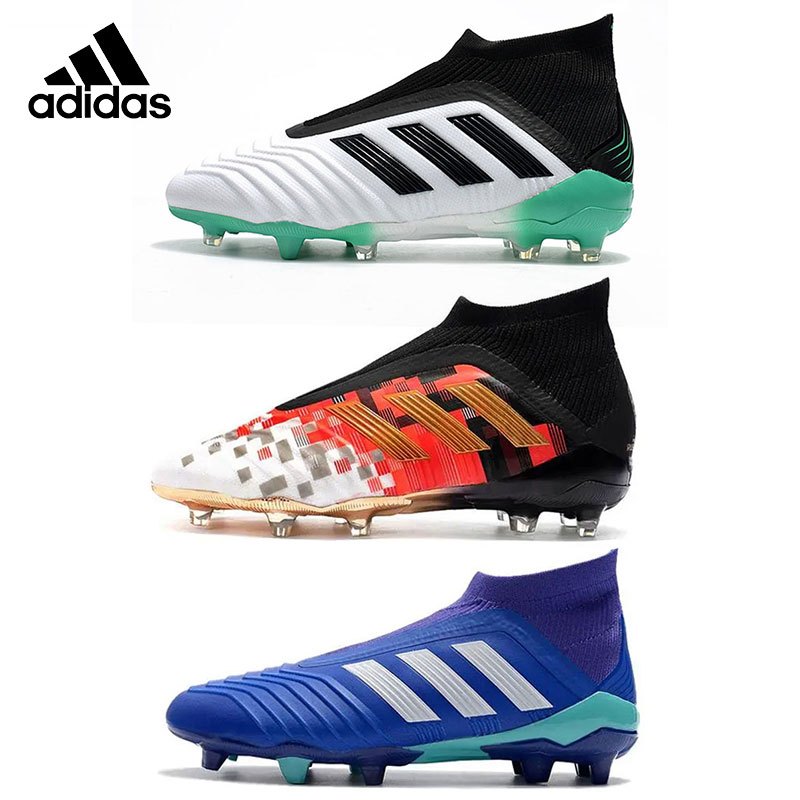 ส่งจากกรุงเทพ Adidas Predator 18+x Pogba FG รองเท้าสตั๊ด รองเท้าฟุตบอลผู้ชาย รองเท้าฟุตซอลมืออาชีพ ขนาด 39-44