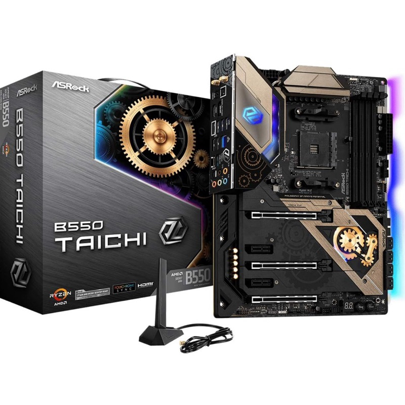 MAINBOARD (เมนบอร์ด) AM4 ASROCK B550 TAICHI WIFI ตัวท็อป พร้อมส่ง