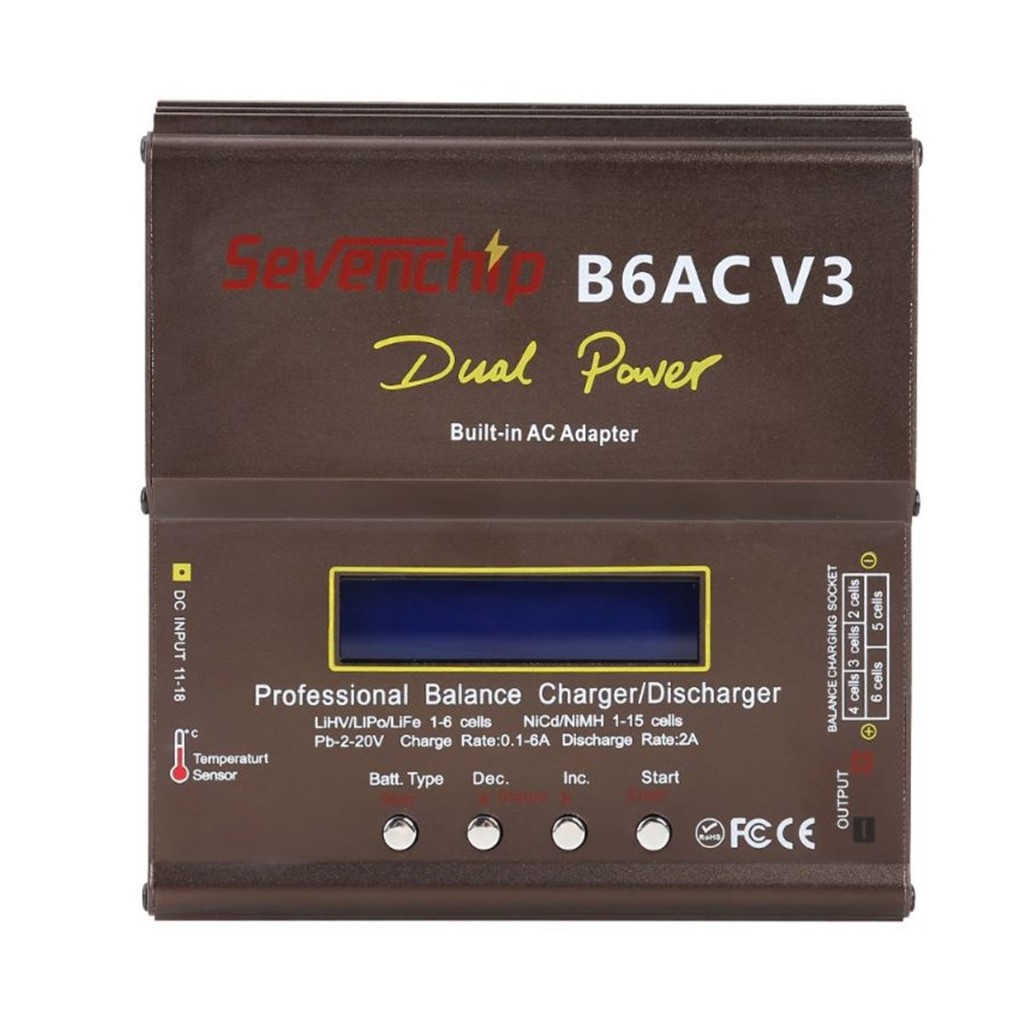 เครื่องชาร์จ IMAX B6AC V3 Smart Charger แบตเตอรี่ Lipo NiMh Li-Ion Ni-Cd Digital