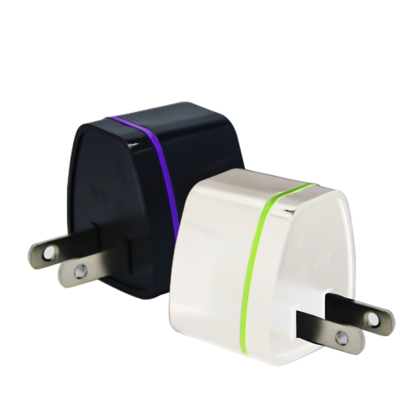 1/3/5 ปลั๊กแปลงอะแดปเตอร์ไฟ, ขากลมเป็น 2 ขาแบน, ตัวแปลงปลั๊ก 2 ขาเป็น 3 ขา, ปลั๊กแปลง 2 ขา, ปลั๊กอะแดปเตอร์สำหรับเดินทาง - รูปที่ 7