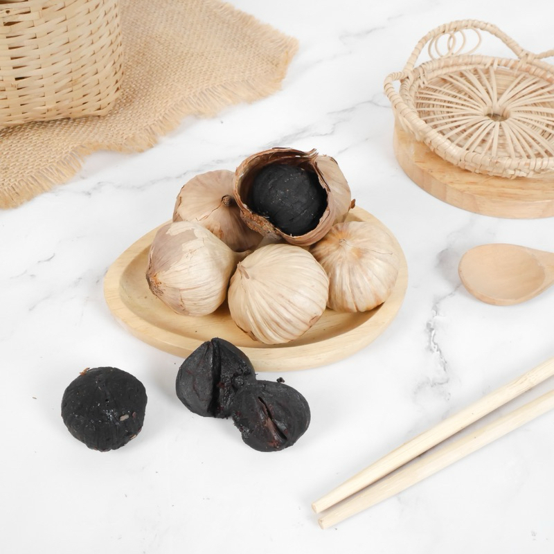 กระเทียมดำ 500 กรัม (แบบถุง) ครึ่งกิโลกรัม ไซต์ใหญ่สุดพรีเมี่ยม 3.5-4 cm. - รูปที่ 3