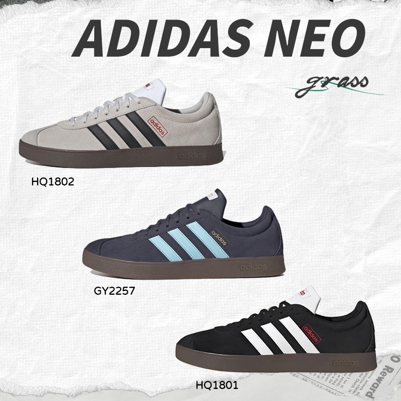 Adidas neo VL Court Lifestyle รองเท้าผ้าใบ HQ1802/HQ1801/GY2257 ถ่ายจากสินค้าจริง100% พร้อมส่ง
