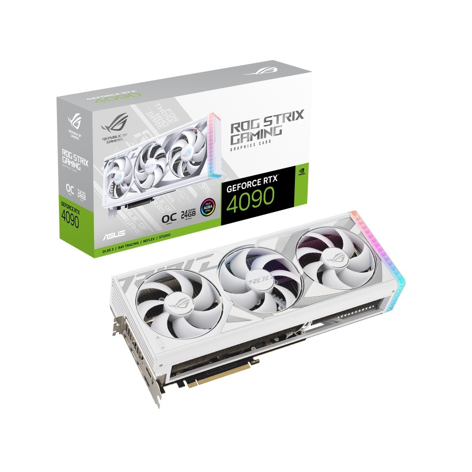 ASUS ROG Strix GeForce RTX 4090 24GB White OC Edition Graphics Card การ์ดจอ