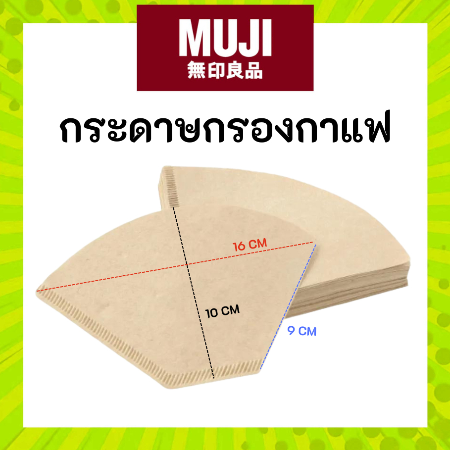 MUJI ☕️ Coffee Drip (มีแบ่งขาย) แผ่นกรองกาแฟ กระดาษดริป filter มูจิ ของแท้