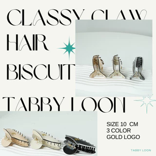 Tabby Loon Biscuit Classy Hair Claw Free Box วัสดุพรีเมียม Acetate
