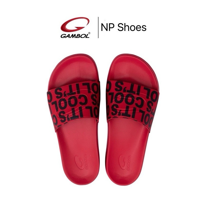 [ลูกค้าใหม่ราคา 1 บาท ]🍀GAMBOL แกมโบล รองเท้าแตะสวมผู้หญิง/ผู้ชาย GM 42181 Size 36-43