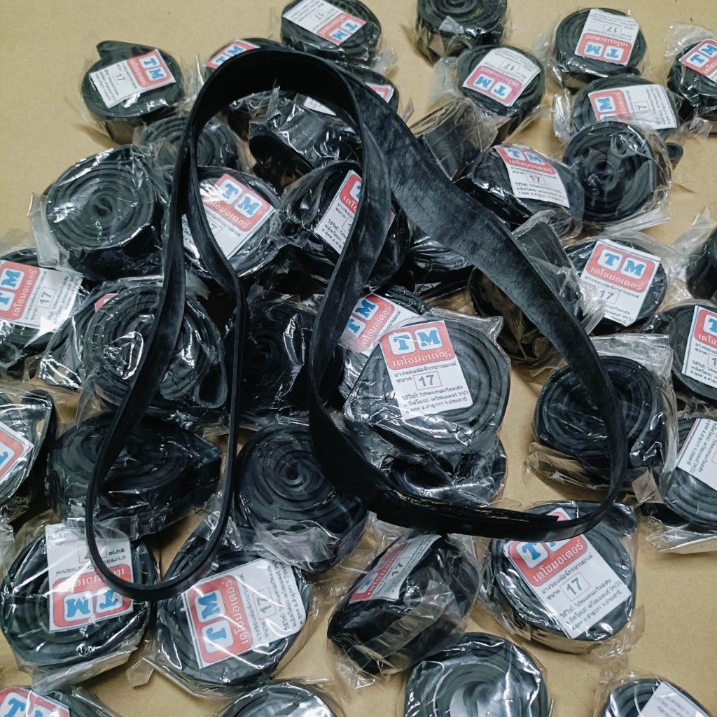 ยางรองขอบล้อ ยางพันวง ยางรองซี่ ยกมัด 10 เส้น ขอบ 17 สำหรับรถมอเตอร์ไซค์