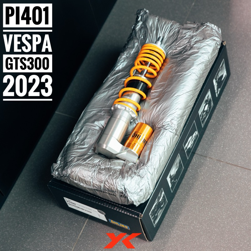 โช๊ค Ohlins รุ่น Vespa GTS300 2023 (PI401) ของแท้ รับประกัน2ปี