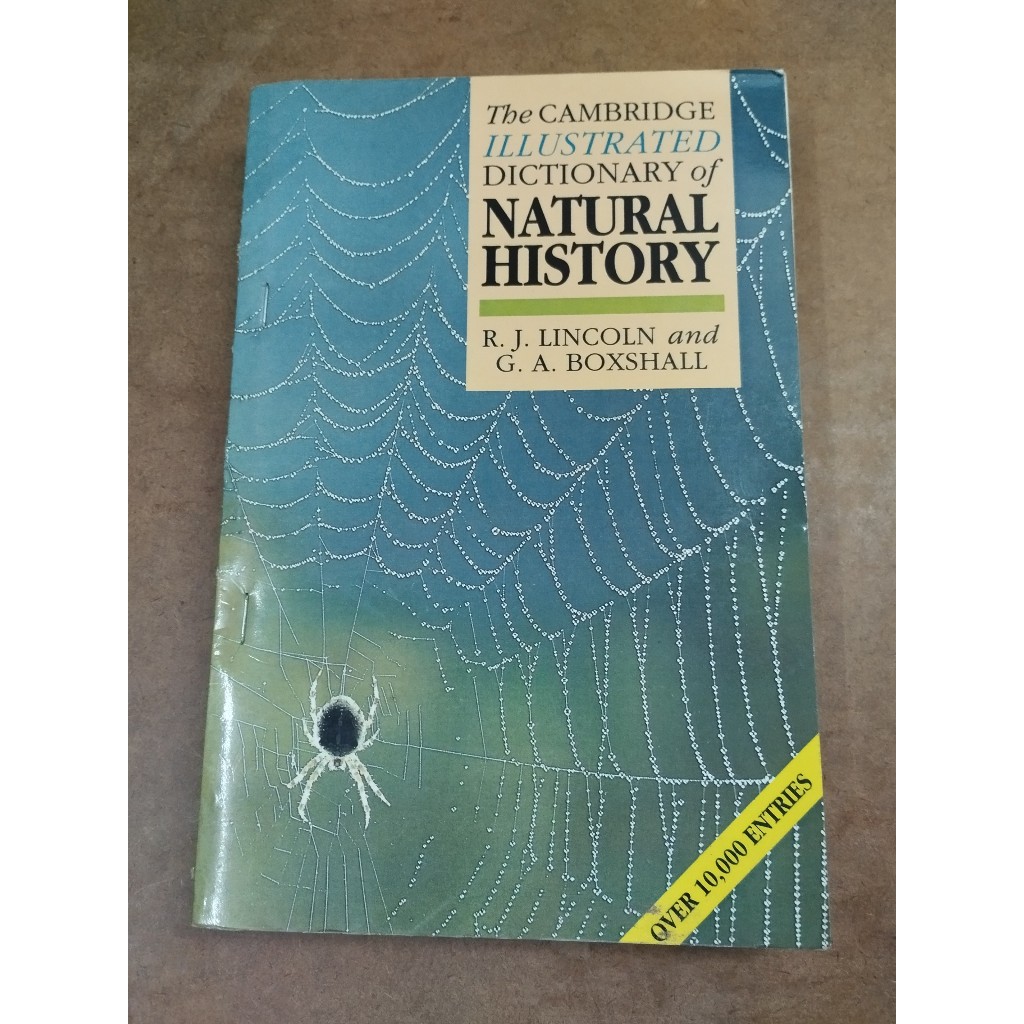 หนังสือ The Cambridge Illustrated Dictionary of Natural History by R. J. Lincoln, G. A. Boxshall