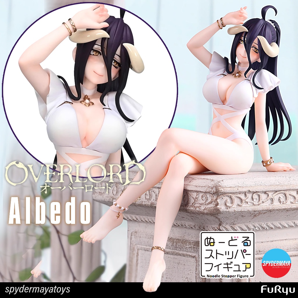 [Pre-Order] ฟิกเกอร์  Albedo Swimsuit Ver. Noodle Stopper - Overlord - FuRyu