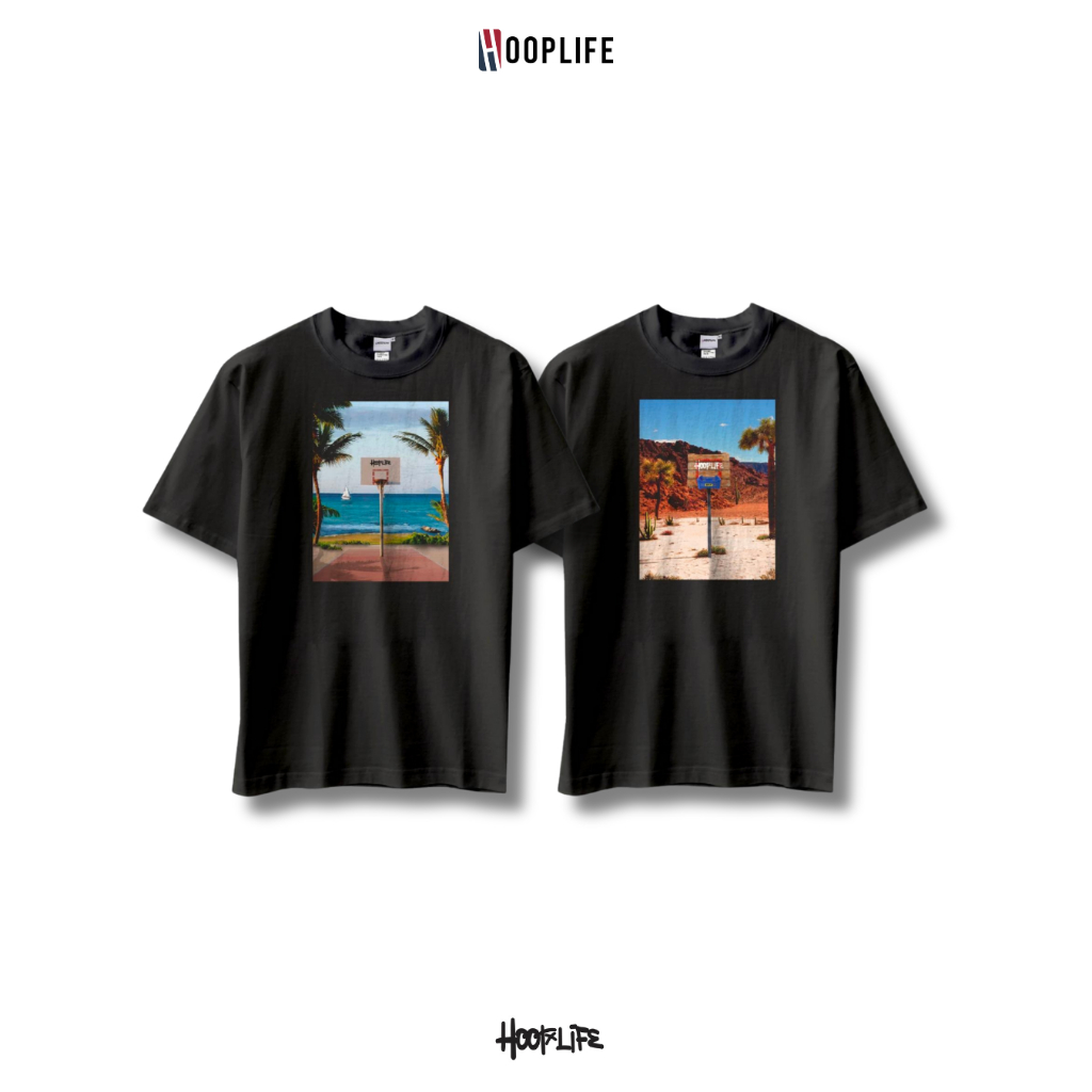 เสื้อยืดแฟชั่น เสื้อยืดแนวสตรีท HoopLife Hooptopia Tee