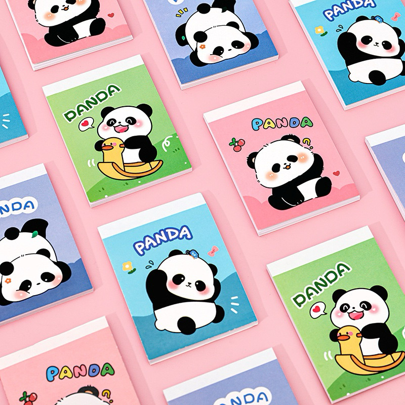 สมุดฉีก แพนด้า ไม่มีกาว Notepad ทาสด้า ตาดำ สู้งานดึก