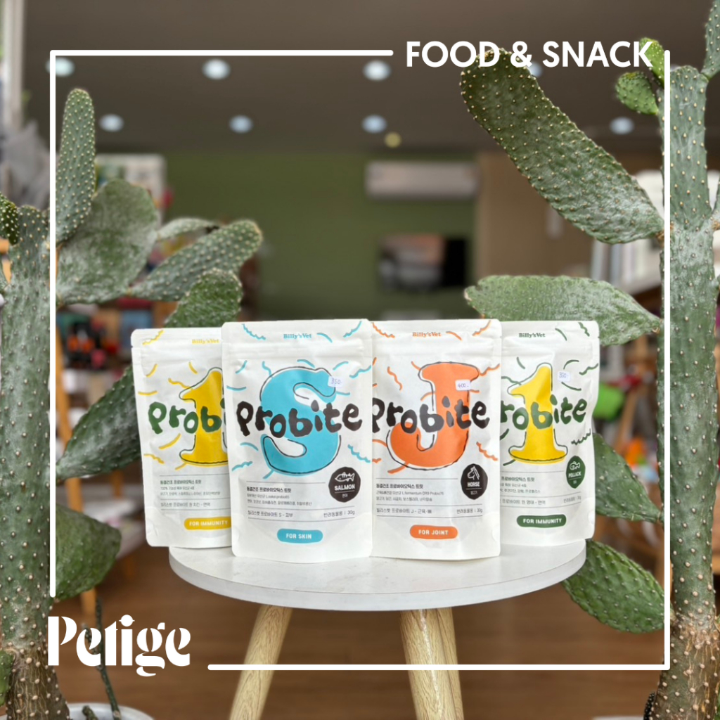 Billy's Vet Probite ขนมเนื้อสัตว์ฟรีซดรายมีส่วนผสมของ Probiotic ขนาด 30g ทานได้ทั้งสุนัขและแมว