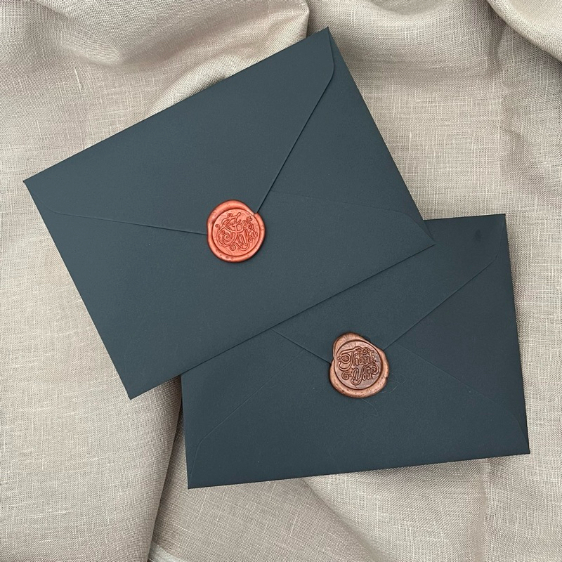 ซองดำ ประทับครั่ง ขนาด 4x6 นิ้ว