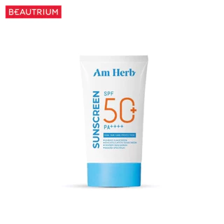 AM HERB Bio Booster Skin Brightening Sun Serum SPF50 PA++++ ครีมกันแดด 30ml