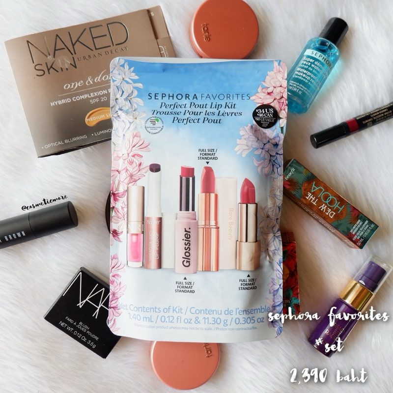 พร้อมส่ง! 🖤 sephora favorites perfect pout lip kit