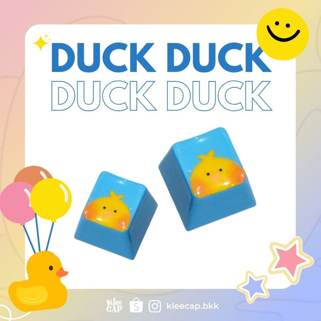 Keycap แฮนด์เมด คีย์แคปลาย duck duck