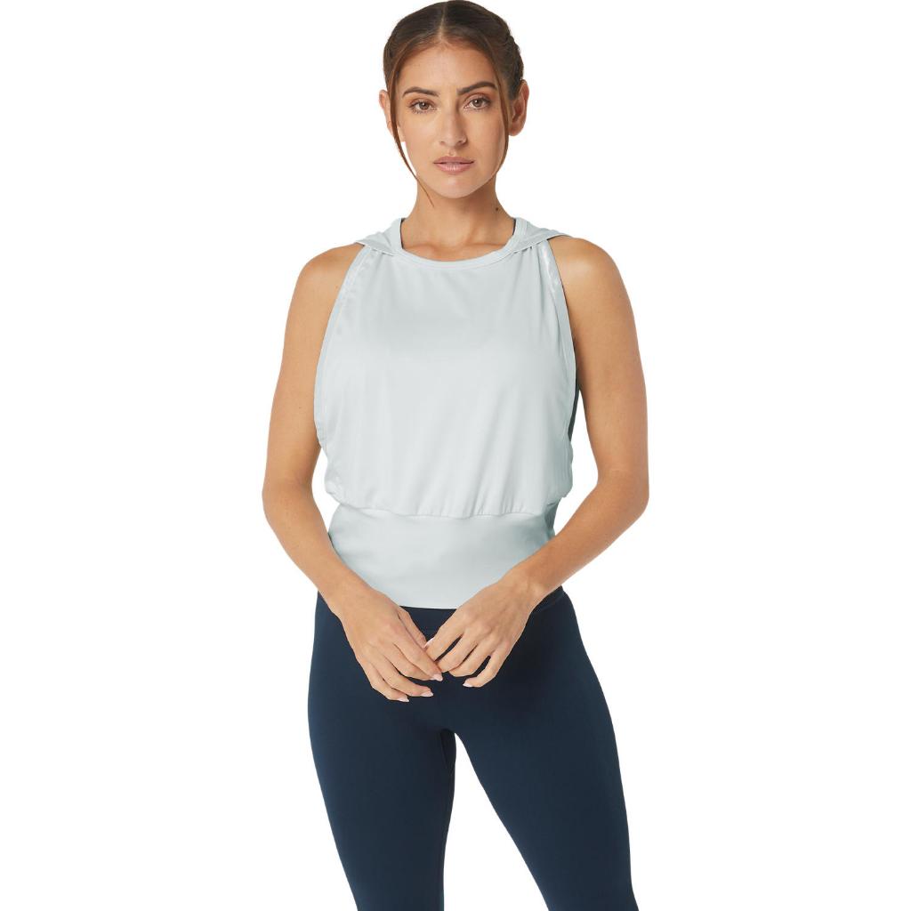 ASICS : WOMEN NAGINO FLEX SLEEVELESS TOP WOMEN TRAINING เสื้อ ผู้หญิง เสื้อ เสื้อกล้าม ของแท้ PURE AQUA